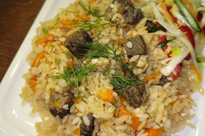 Плов с говядиной